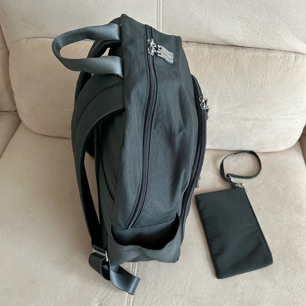 Baggallini Large Work Laptop Backpack | Luggage Sleeve, RFID Wristlet, Travel